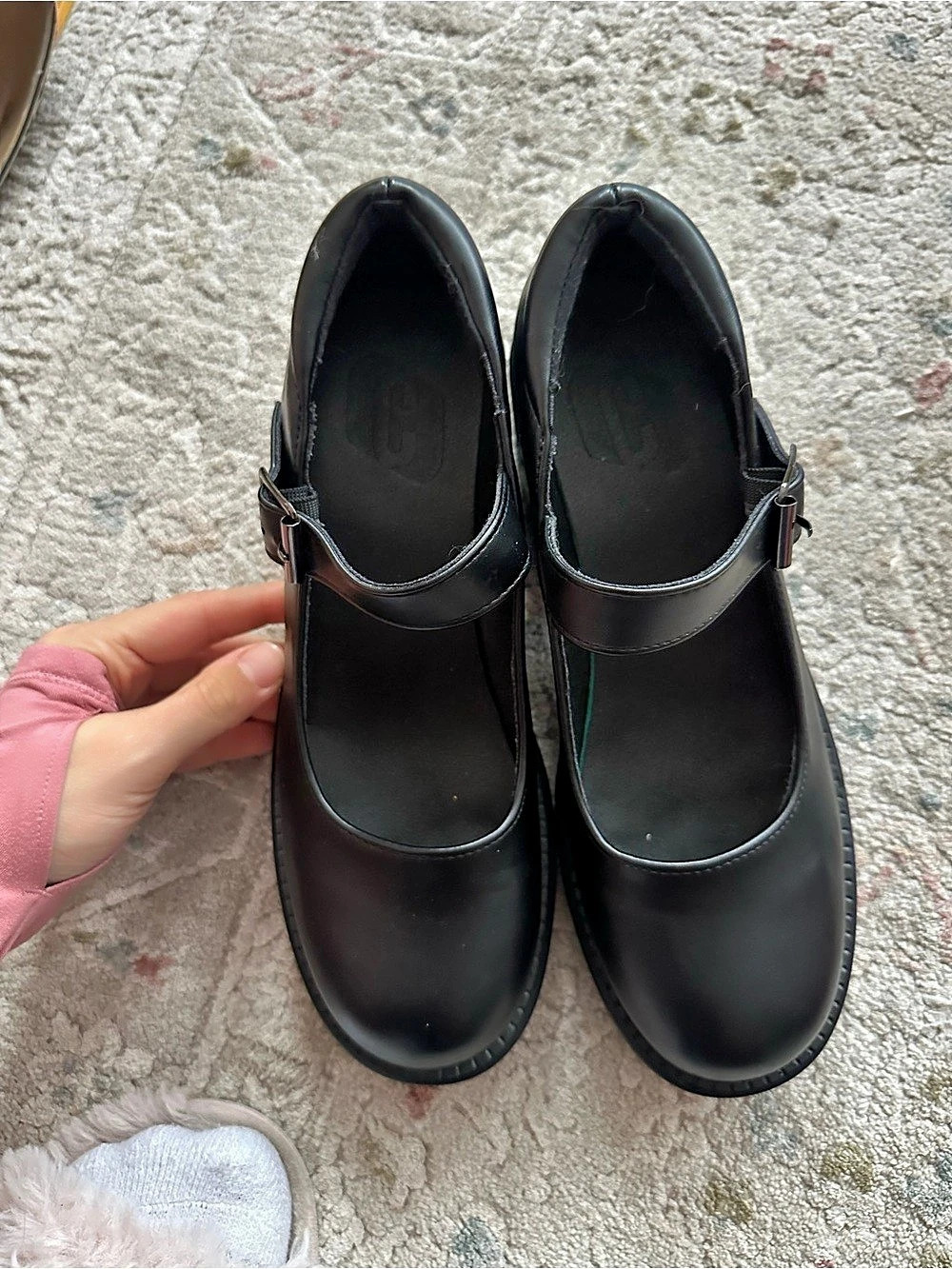 Black Platform Mary Jane Shoes EU 39 Like New